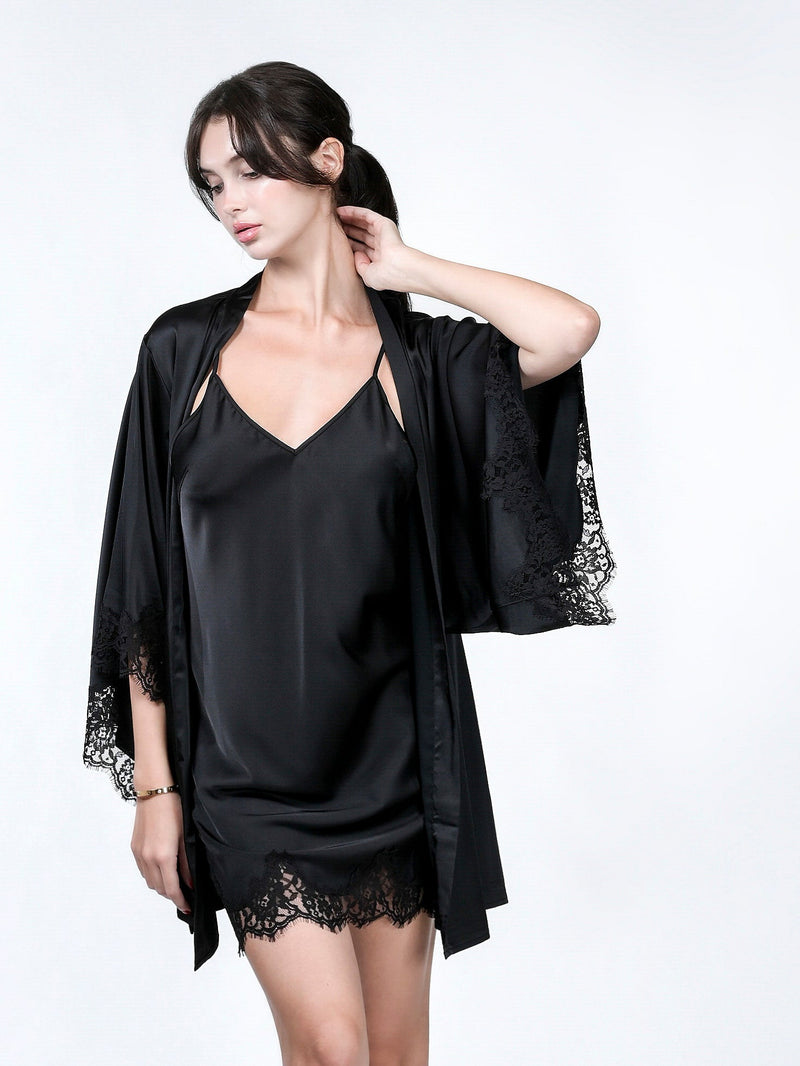 Amelie Silk Robe - Sugar8 Studio - image 2