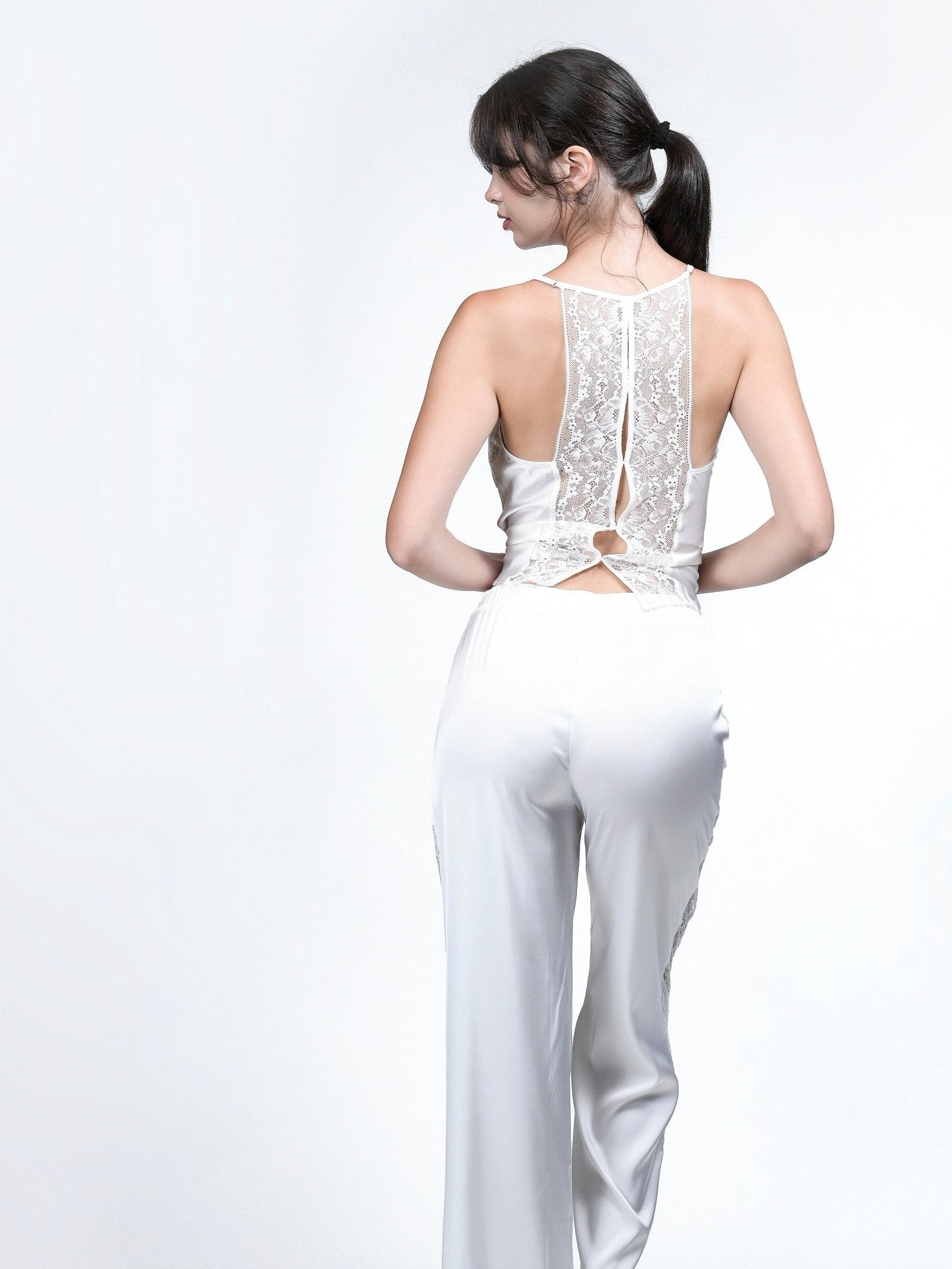 Denise Silk Pants (Long) - Sugar8 Studio